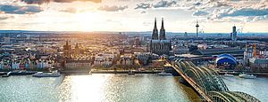 Panoramaansicht Köln