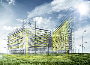 Die parametrischen BIM-Daten von Viega werden für die Planung im digitalen Gebäudemodell eingesetzt (Grafik: Viega)