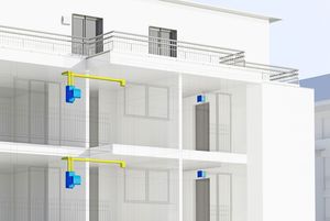 Lüftungssystem freeAir (Bild: bluMartin GmbH)