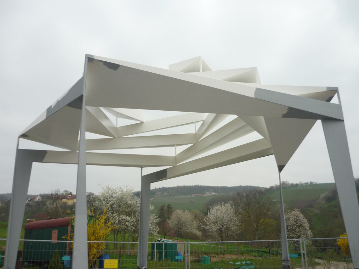 Bauzustand Pavillon