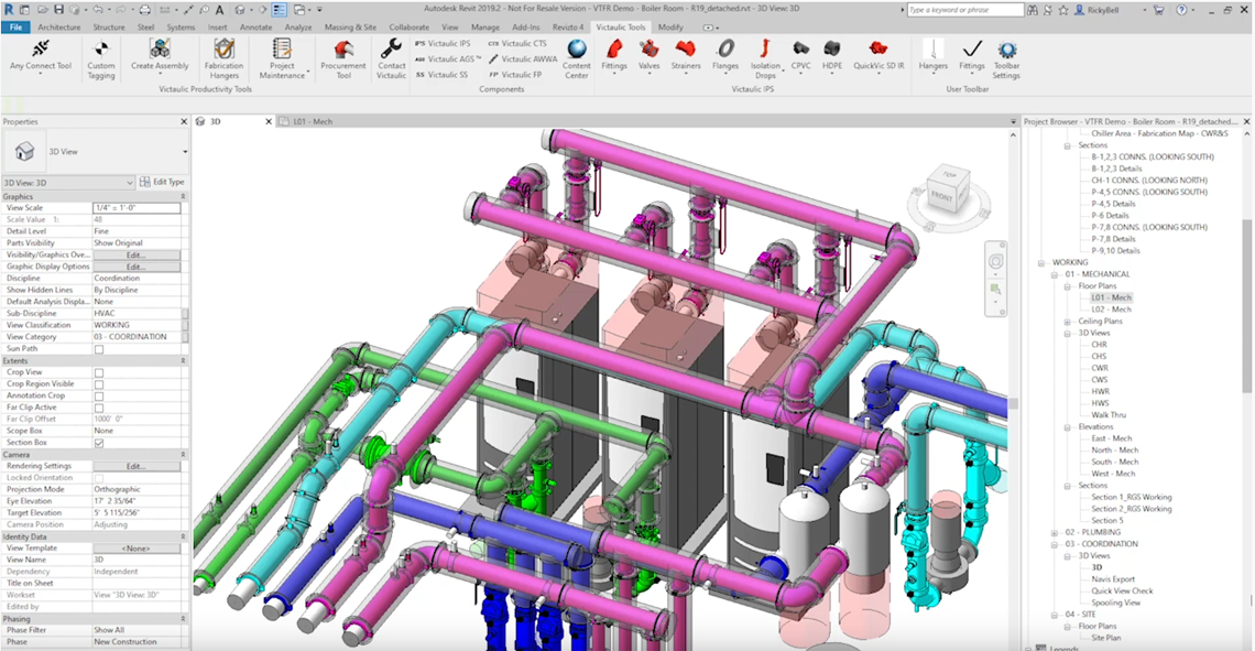 Umfangreiches Update für Victaulic Tools for Revit