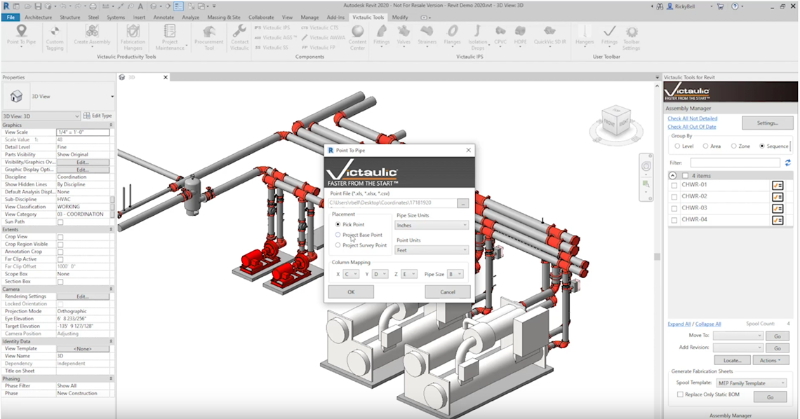 Umfangreiches Update für Victaulic Tools for Revit