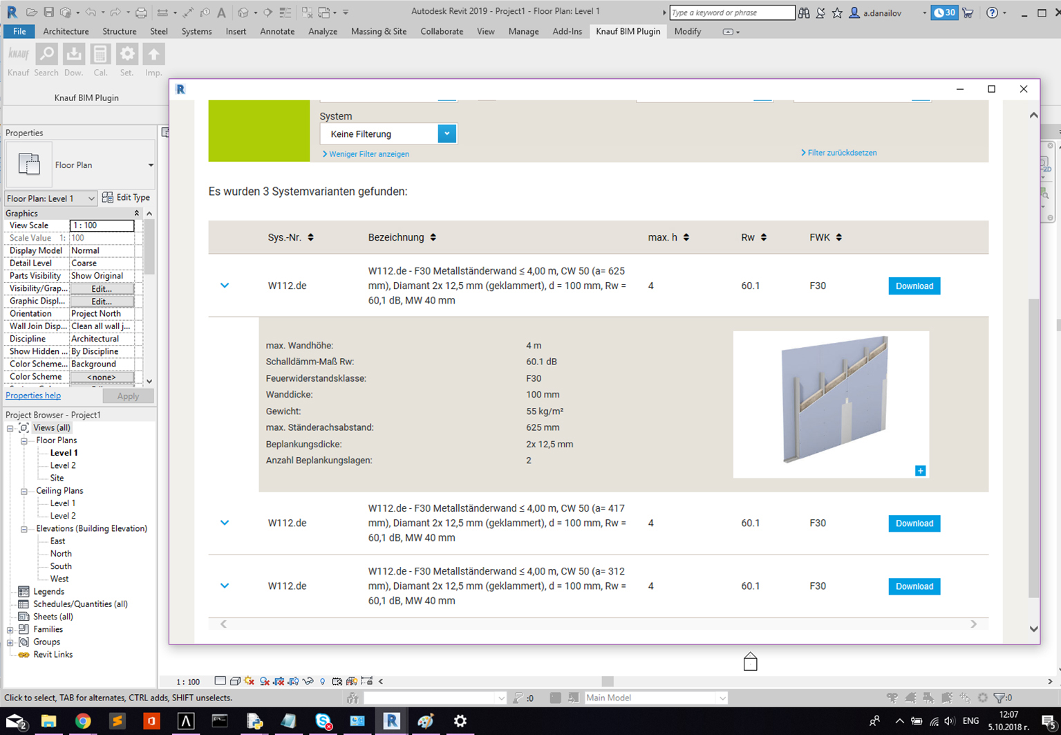 Knauf BIM-Plugin
