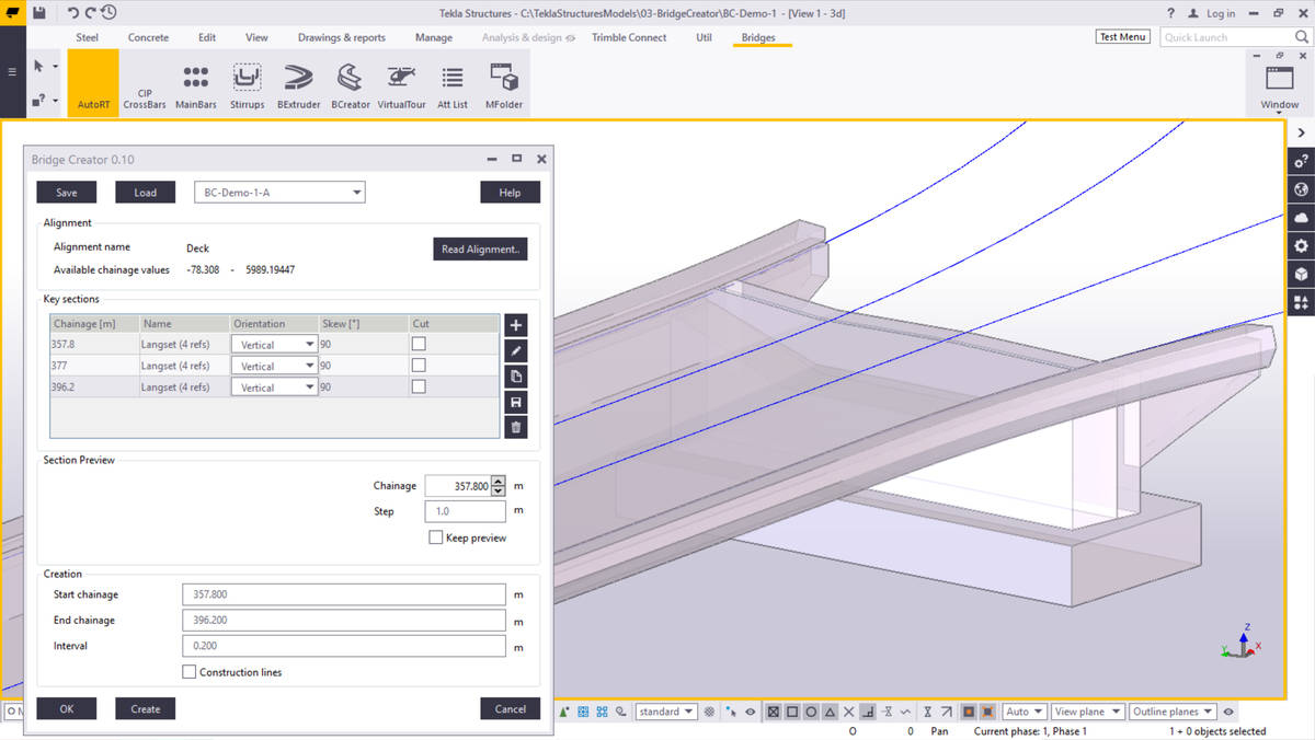 Tekla Bridge Creator