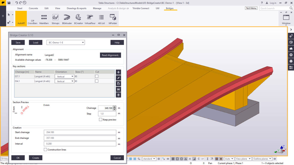 Tekla Bridge Creator